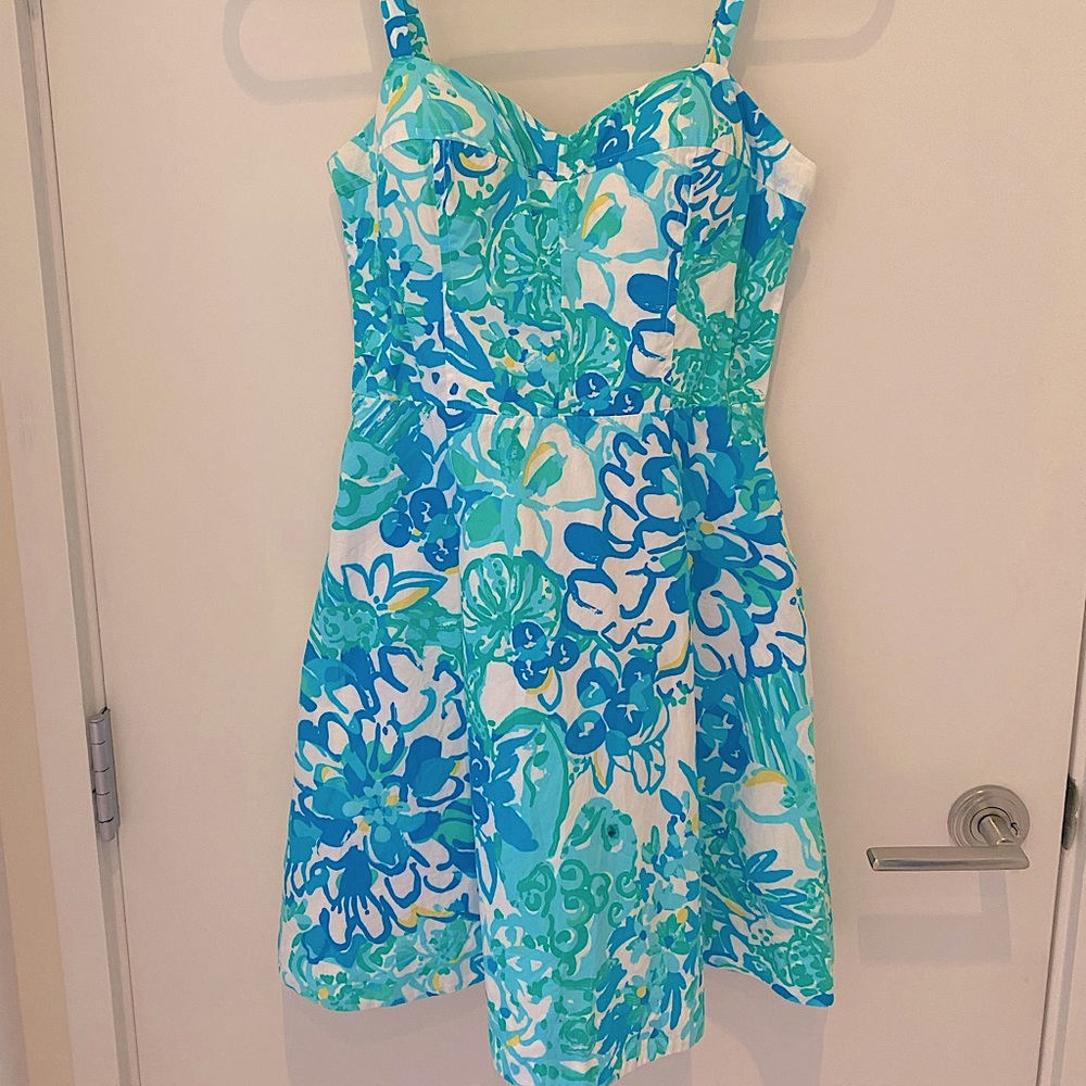 Aqua Lilly Pulitzer Dress size 2